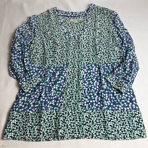 Boden Millie Floral Hodgepodge V-Neck Women's Top